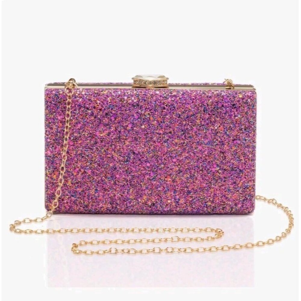 CARIEDO Women's Evening Bag Elegant Clutch Sophisticated Diamond Handbag Prom